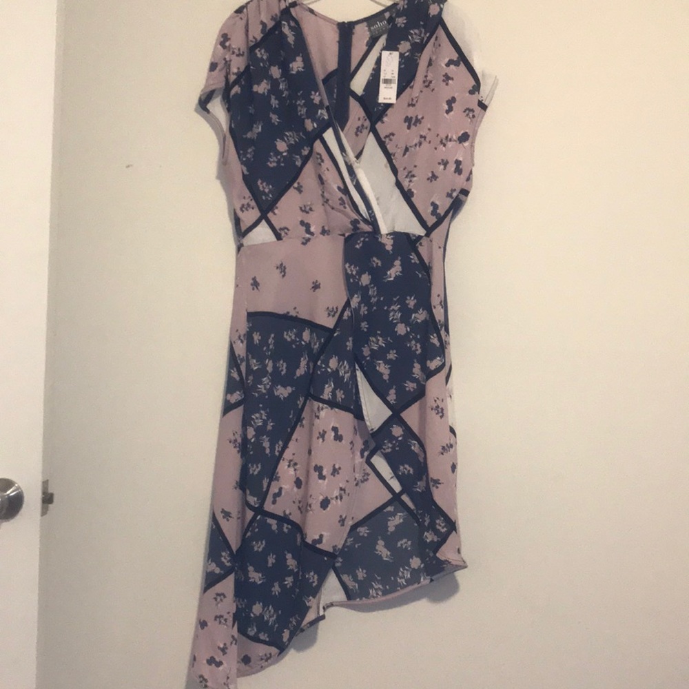 NY&C faux wrap blouse